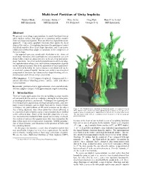 Multi-Level Partition of Unity Implicits
