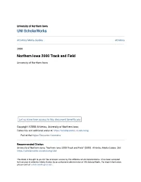 Northern Iowa 2000 Track and Field