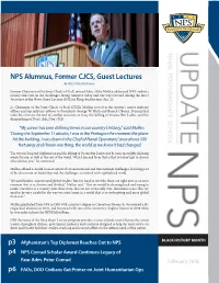 NPS Alumnus, Former CJCS, Guest Lectures by MC2 Patrick Dionne
