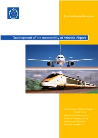 Development of the Connectivity of Arlanda Airport