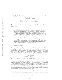 High-Girth Cubic Graphs Are Homomorphic to the Clebsch