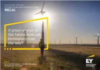 If Green Energy Is the Future, How Can Technology Lead the Way? Contents Introduction