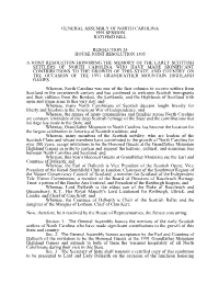 House Joint Resolution 1305