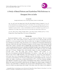 A Study of Burial Patterns and Symbolism with Reference to Harappan Sites in India