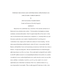 Evidence for Human-Like Conversational Strategies in An