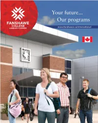 Your Future... Our Programs