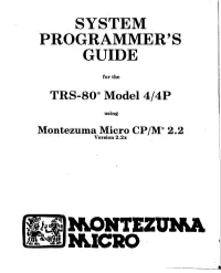 Montezuma Micro CP/M*