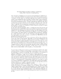 On Galois Representations in Theory and Praxis Gerhard Frey, University of Duisburg-Essen