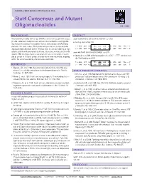 Stat4 Consensus and Mutant Oligonucleotides