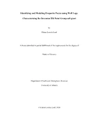 Identifying and Modeling Evaporite Facies Using Well Logs