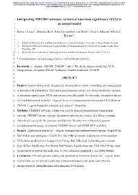 Interpreting TMEM67 Missense Variants of Uncertain
