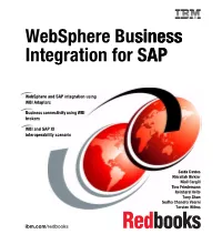 Websphere Business Integration for SAP