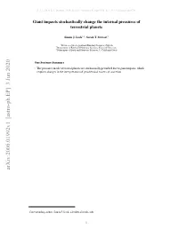 Arxiv:2006.01992V1 [Astro-Ph.EP] 3 Jun 2020