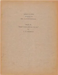 Course of Study Based on Ba