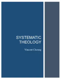 Systematic Theology