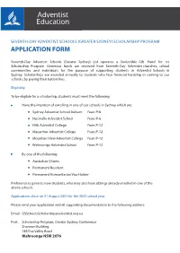 Application Form