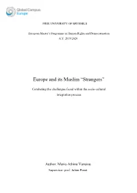 Europe and Its Musli Europe and Its Muslim