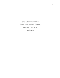 Russian Language Analysis Project