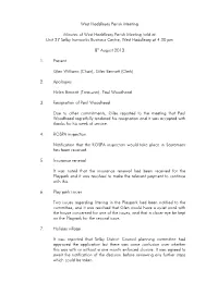 Latest Minutes (Word Document)