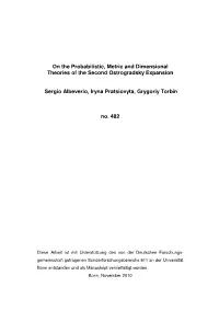 On the Probabilistic, Metric and Dimensional Theories of the Second Ostrogradsky Expansion