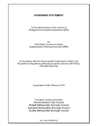 SCREENING STATEMENT Wolverhampton
