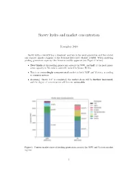 Snowy Hydro and Market Concentration