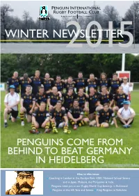 Winter Newsletter2015