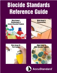 Biocide Standards Reference Guide