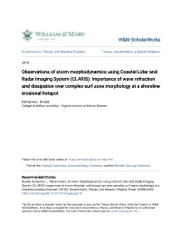 CLARIS): Importance of Wave Refraction and Dissipation Over Complex Surf-Zone Morphology at a Shoreline Erosional Hotspot