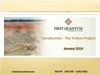 Introduction - the Trident Project