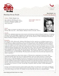 Reading Group Guide Spotlight
