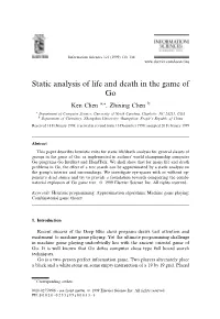 Static Analysis of Life and Death in the Game of Go