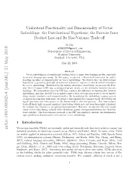 Understand Functionality and Dimensionality of Vector Embeddings: the Distributional Hypothesis, the Pairwise Inner Product Loss and Its Bias-Variance Trade-Oﬀ