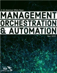 Management, Orchestration & Automation 1