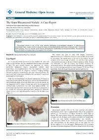 The Giant Rheumatoid Nodule: a Case Report