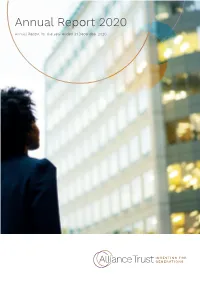 Annual Report 2020 Annual Report for the Year Ended 31 December 2020 Annual Report and Financial Accounts 2020