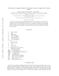Arxiv:2002.12686V1 [Physics.Pop-Ph] 28 Feb 2020 SOI Sphere of Inﬂuence VEV Variable Ejection Velocity