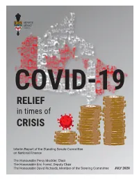 Covid-19: Relief in Times of Crisis