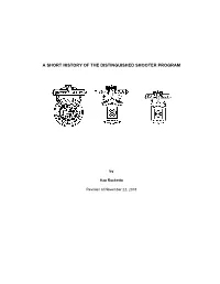 History of the Distinguished Marksman Badge