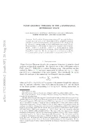 Prime Geodesic Theorem in the Three-Dimensional Hyperbolic Space