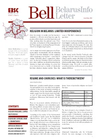 Regime and Churches: What Is Therebetween? Religion In