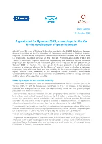 A Great Start for Hynomed SAS, a New Player in the Var for the Development of Green Hydrogen