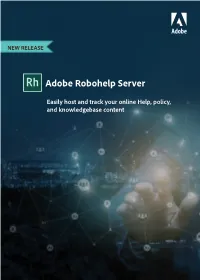 Adobe Robohelp Server