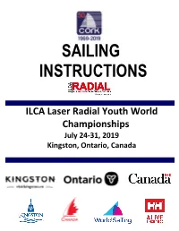 Sailing Instructions