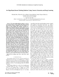 An Edge Based Smart Parking Solution Using Camera Networks and Deep Learning