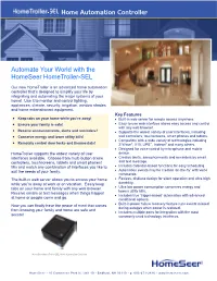Home Automation Controller Automate Your World