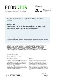 Local Action Groups (LAGS) and Their Impact on the Process of Rural Development in Romania