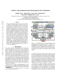 LOREN: Logic Enhanced Neural Reasoning for Fact Verification