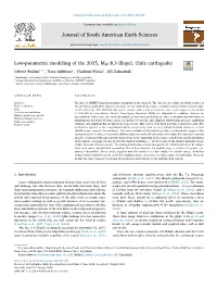 Low-Parametric Modeling of the 2015, MW 8.3 Illapel, Chile Earthquake