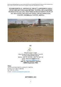 (Mt) Liquified Petroleum Gas (Lpg) Mounded Storage Depot on Plot No